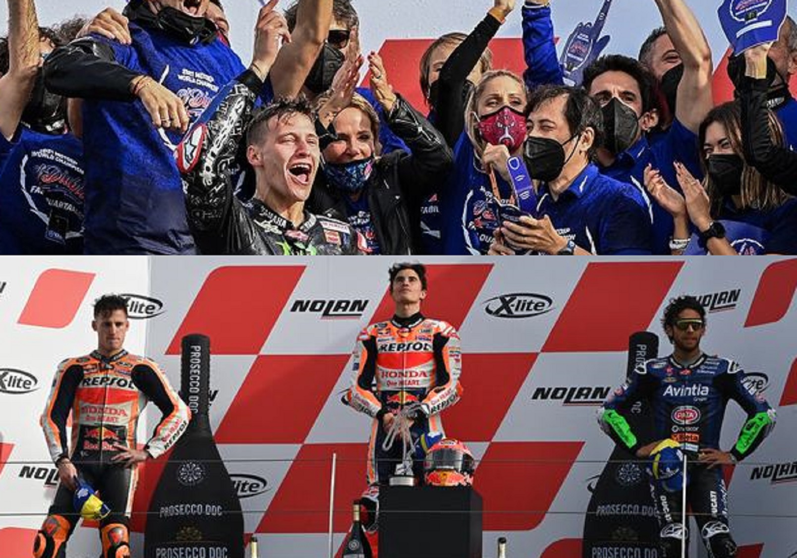 Marc Marquez Sabet Podium Utama, Fabio Quartararo Jadi Juara MotoGP ...