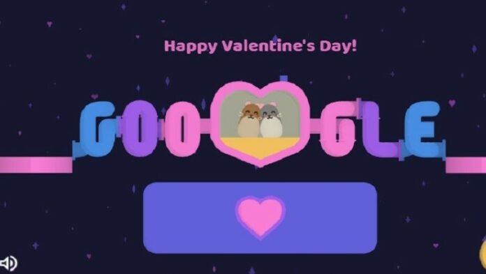 Google Doodle Tampilkan Game Interakfit Khusus Hari Valentine