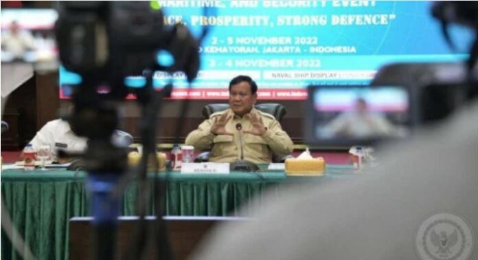 Prabowo Subianto Usung Perdamaian, Kemakmuran dan Pertahanan di Indodefence 2022