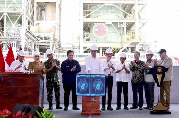 Jokowi Resmikan Ekspansi Smelter PT Smelting di Gresik