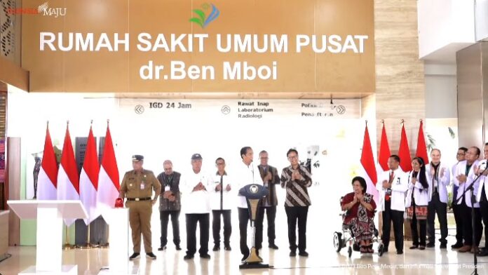 Jokowi Resmikan RSUP dr Ben Mboi, Rumah Sakit Terbesar di NTT