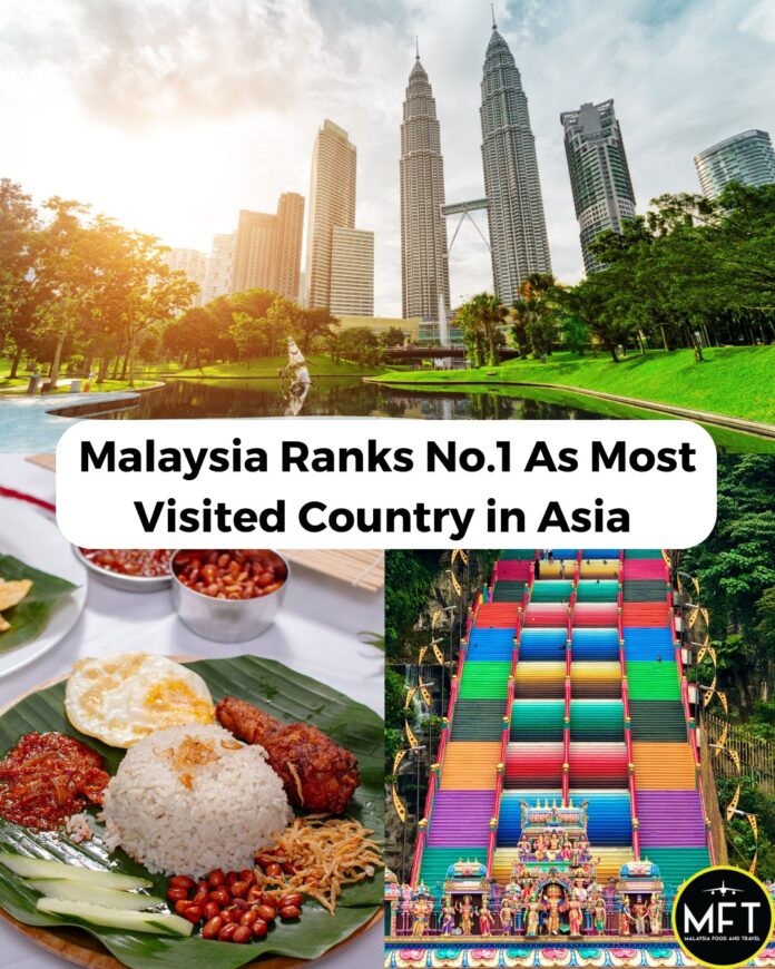 Malaysia Ranks No.1 As Most Visited Country in Asia