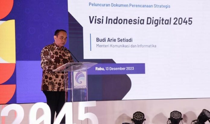 Menkominfo Resmi Melaunching Visi Indonesia Digital 2045