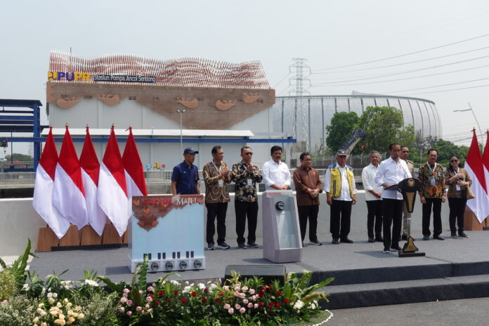Jokowi Harap Stasiun Pompa Ancol Sentiong Bisa Kurangi Banjir Jakarta hingga 62%