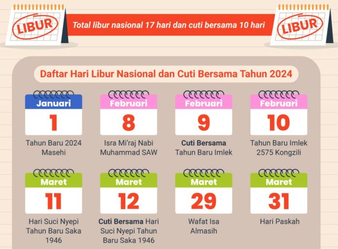 Daftar Hari Libur 2024