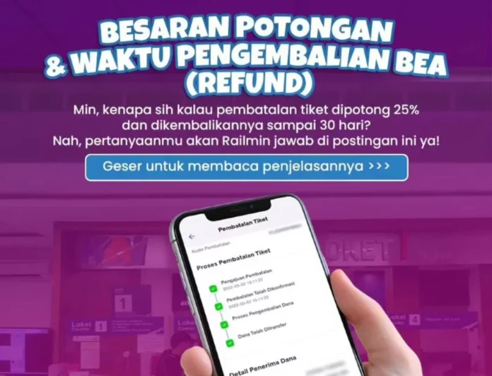 KAI bagikan detail informasi terkiat refund tiket KA