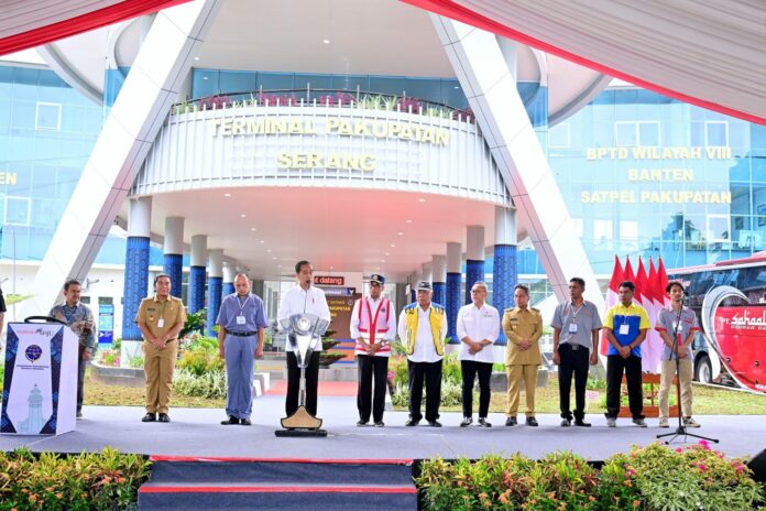 Presiden Apresiasi Kerja Sama Pusat dan Daerah Bangun Terminal Pakupatan Tipe A Serang