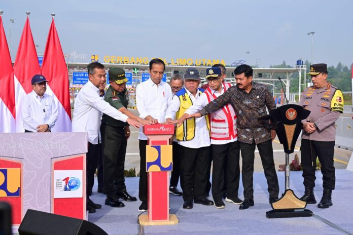 Presiden Jokowi Resmikan Jalan Tol Pamulang-Cinere-Raya Bogor