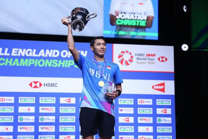 Jonatan Christie Juara Tunggal Putra All England 2024