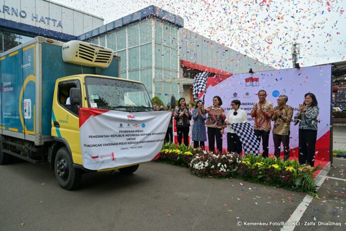Pemerintah Indonesia Salurkan Hibah Vaksin Polio ke Afganistan