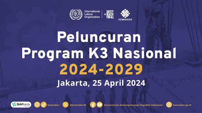 Peluncuran program K3 Nasional 2024-2029