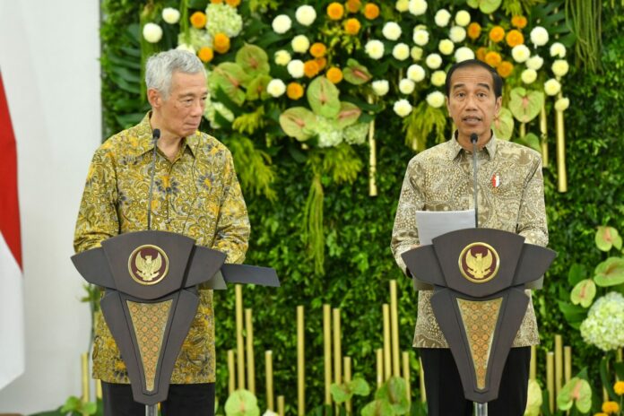 Pertemuan Presiden Jokowi dan PM Lee Hsien Loong