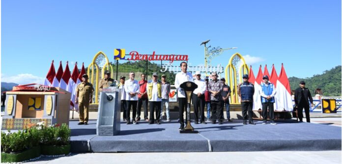 Peresmian Bendungan Tiu Suntuk-